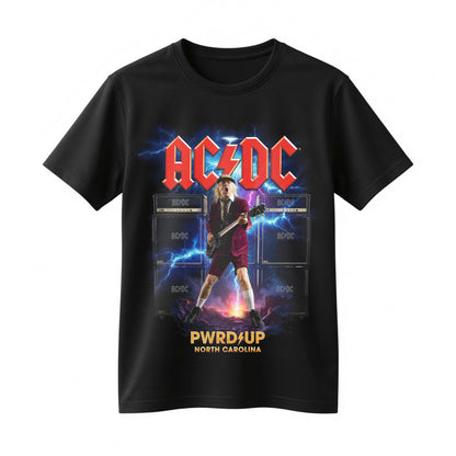 AC/DC PWR UP Charlotte 2026 Concert Shirt
