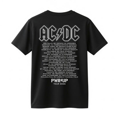 AC/DC Power Up Tour 2026 Wisconsin Badgers Camp Randall Stadium Concert T-Shirt