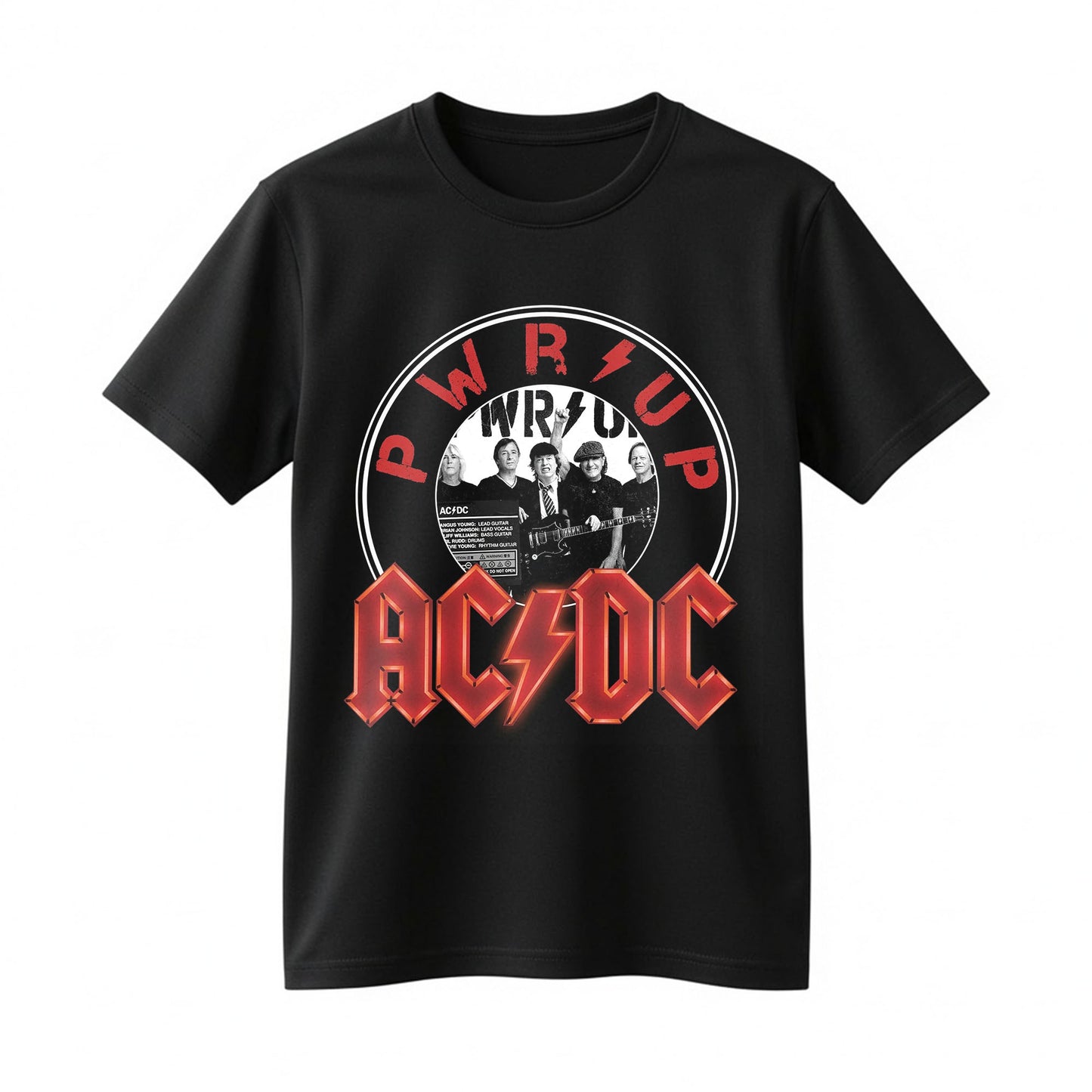 AC/DC PWR UP 2026 World Tour Shirt - South America North America Concert Tee