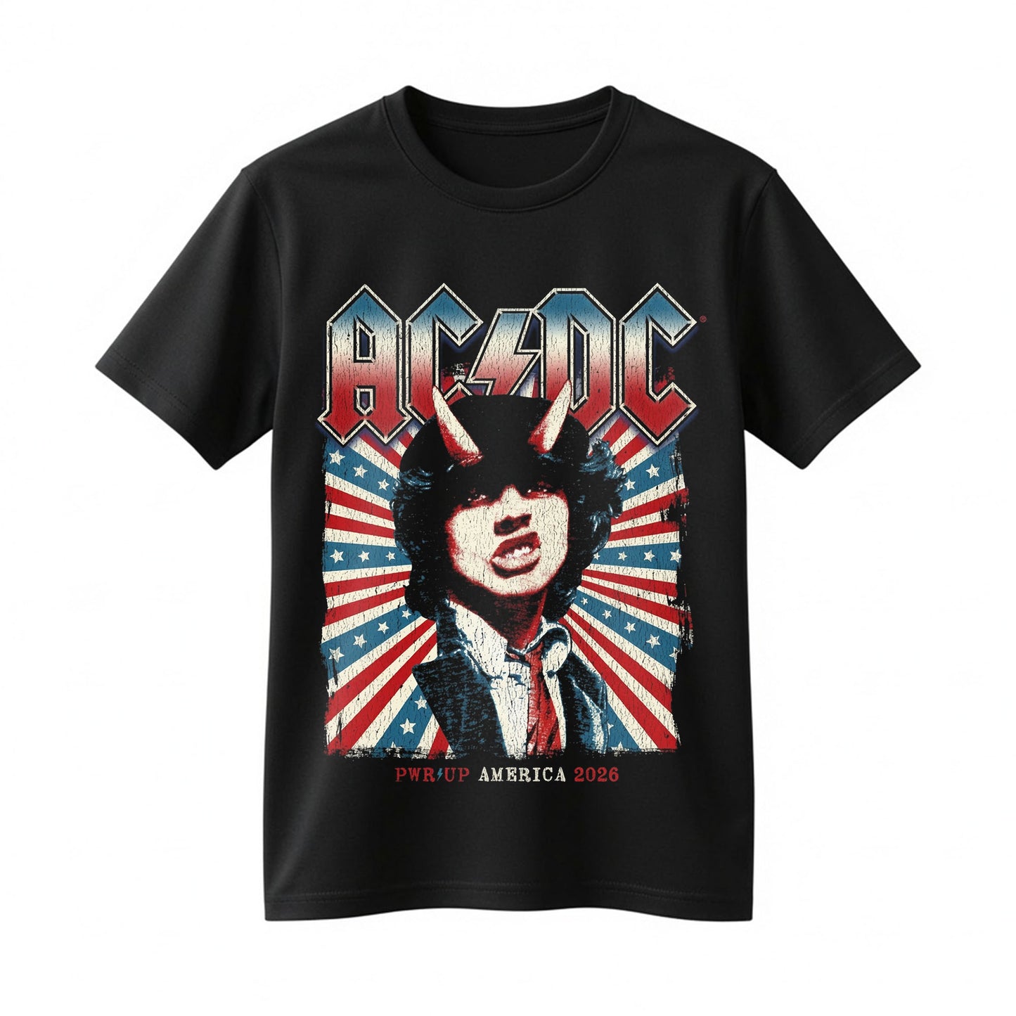 AC/DC Highway to Hell PWR UP America 2026 Tour Vintage Rock Concert Shirt