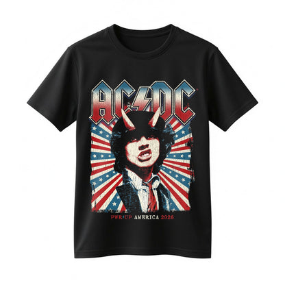 AC/DC Highway to Hell PWR UP America 2026 Tour Vintage Rock Concert Shirt