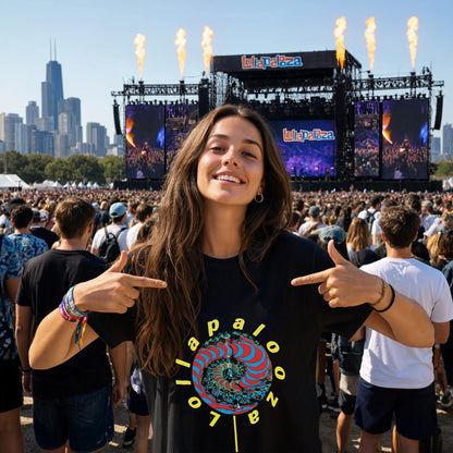 Lollapalooza 2025 Lineup Tour Shirt - Chicago Music Festival Graphic Tee