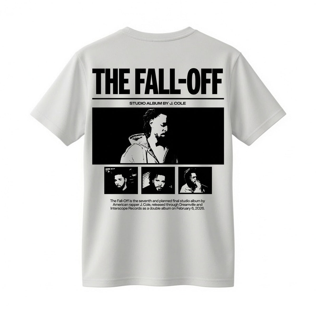 J. Cole The Fall-Off Album T-Shirt – Unisex Hip Hop Graphic Fan Tee