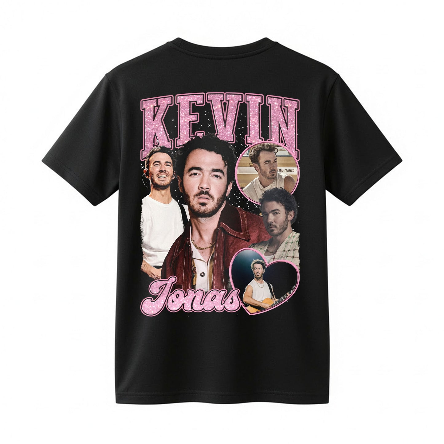 Kevin Jonas Vintage Collage Shirt - Jonas Brothers Member Graphic Tee