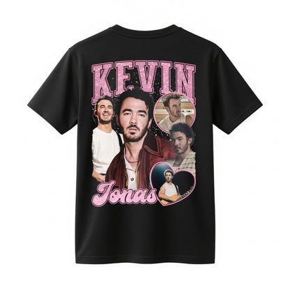 Kevin Jonas Vintage Collage Shirt - Jonas Brothers Member Graphic Tee