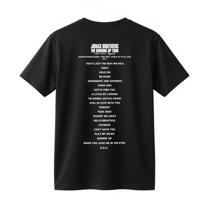 Jonas Brothers The Burning Up Tour Shirt - All Over Again Concert Graphic Tee