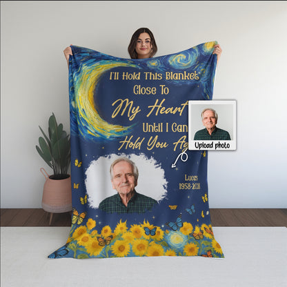 Personalized Memorial Blanket with Photo & Name