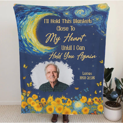 Personalized Memorial Blanket with Photo & Name
