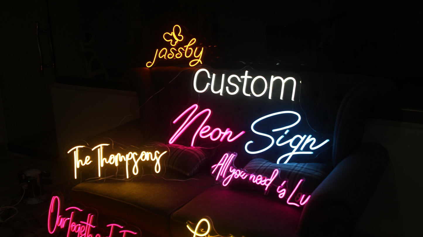 Personalized Sign, Neon Sign,Gifts for him, Gifts for her, Wedding Neon Sign, Wedding Gift, Wedding Decor,Unique Gift,Home Decor