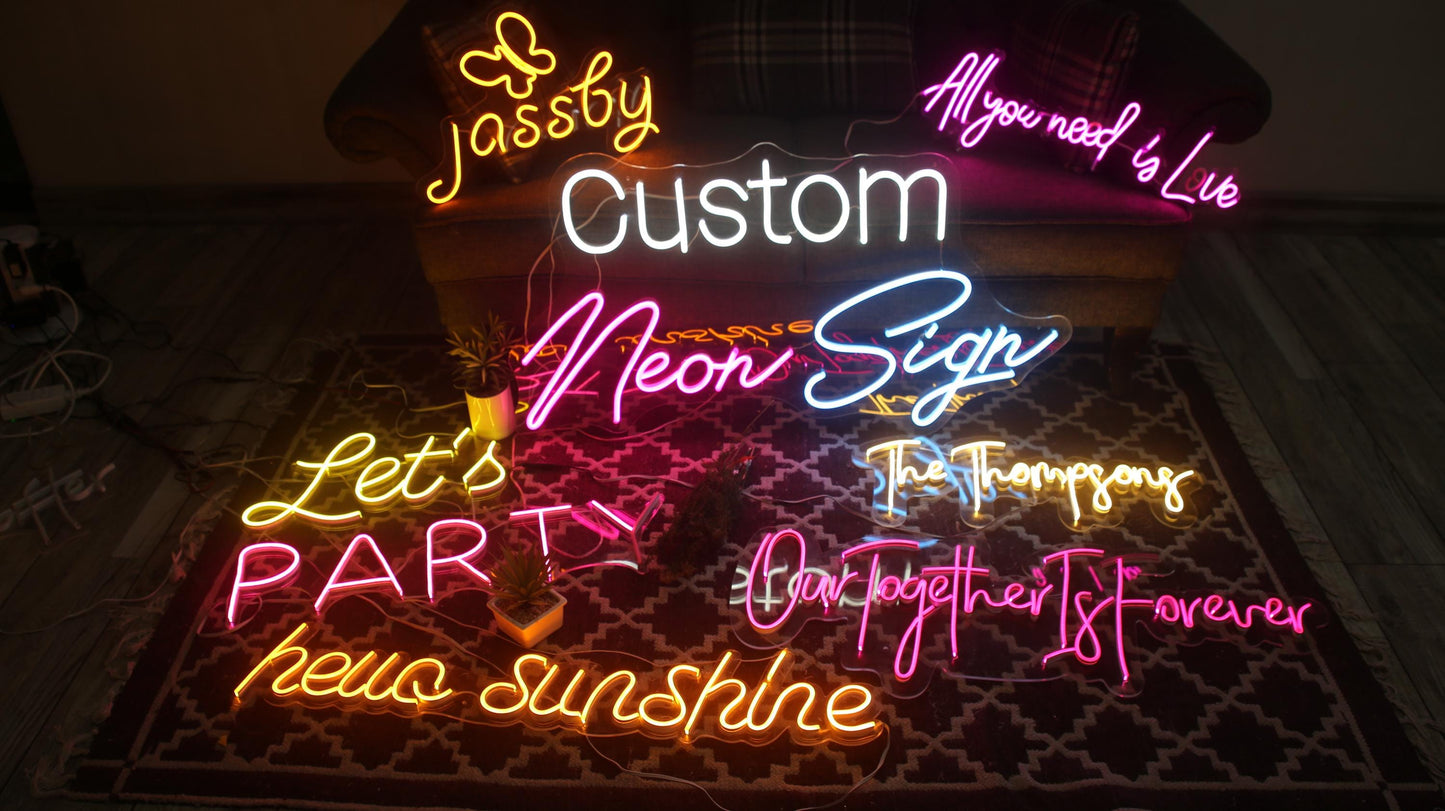 Personalized Sign, Neon Sign,Gifts for him, Gifts for her, Wedding Neon Sign, Wedding Gift, Wedding Decor,Unique Gift,Home Decor