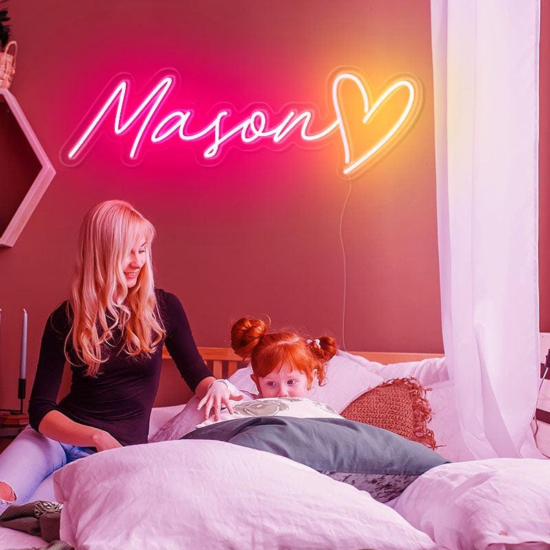 Custom Neon Sign- Multicolor Personalized LED Wall Light for Bedroom, Business, Parties & Events