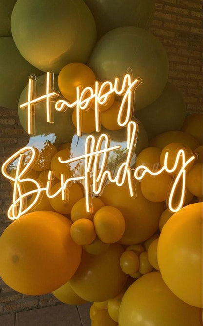 Custom Birthday Neon Sign | Custom Neon Sign | Neon Sign light |Neon sign bedroom | Neon Sign |LED Neon Sign |Party Sign |Personalized Gifts