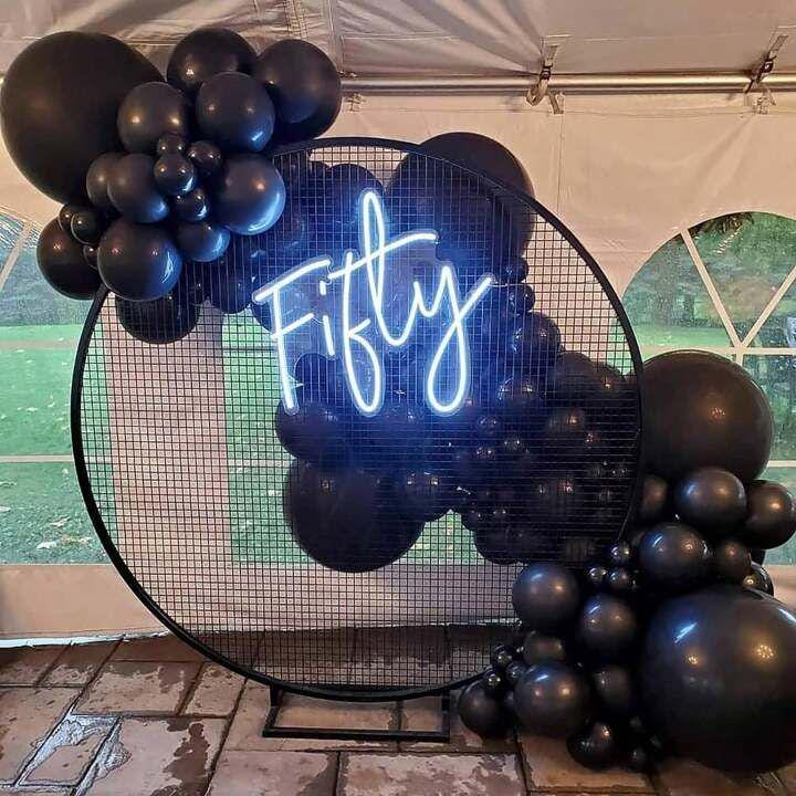 Custom Last Name Neon Sign | Family Name LED Light