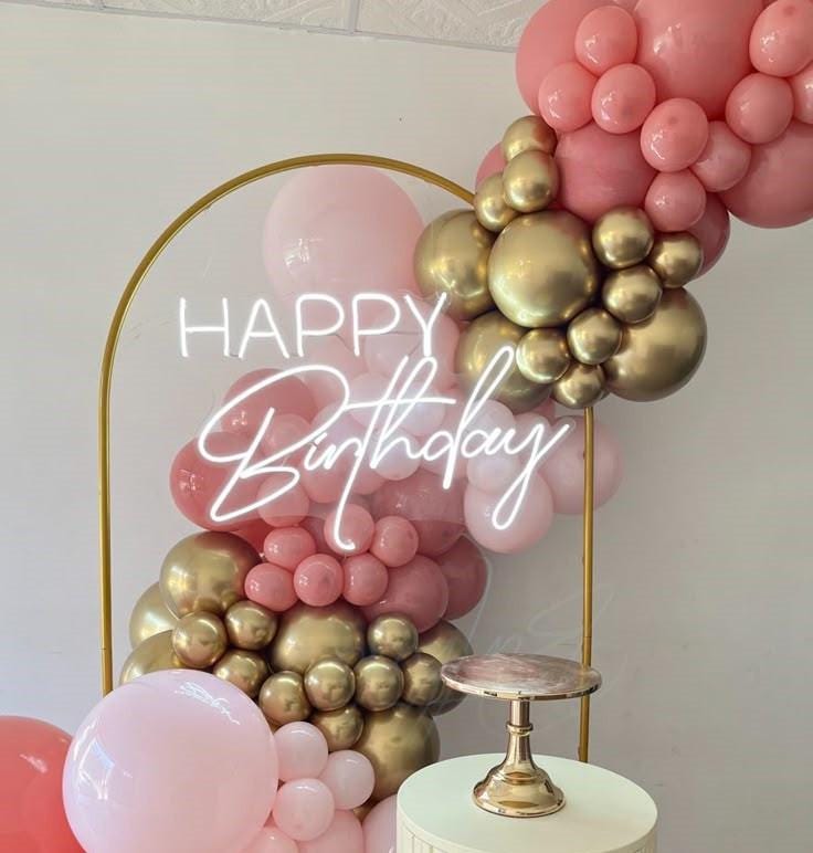 Custom Birthday Neon Sign | Custom Neon Sign | Neon Sign light |Neon sign bedroom | Neon Sign |LED Neon Sign |Party Sign |Personalized Gifts