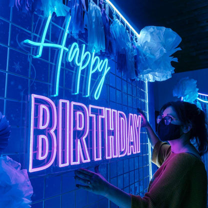 Custom Last Name Neon Sign | Family Name LED Light