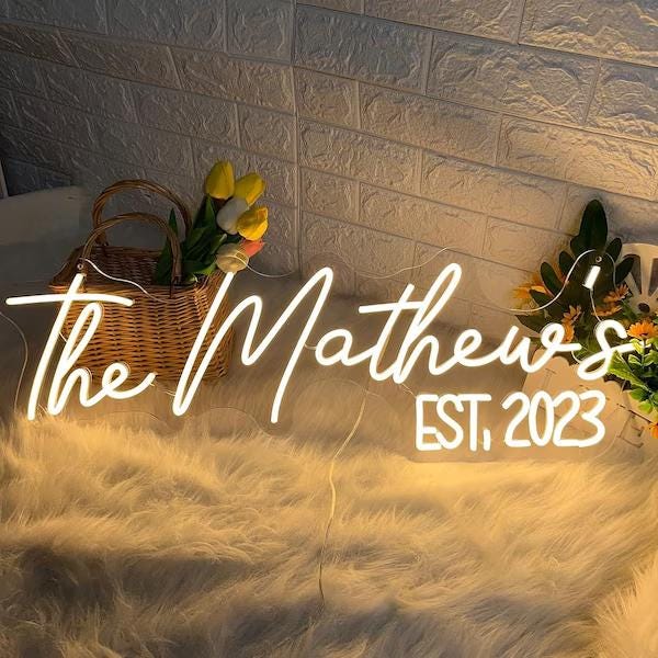 Custom Neon Sign | Neon Sign | Led Neon Sign | Personalized Name Neon Sign | Neon Lights | Neon signs | Wall Decor | Home decor
