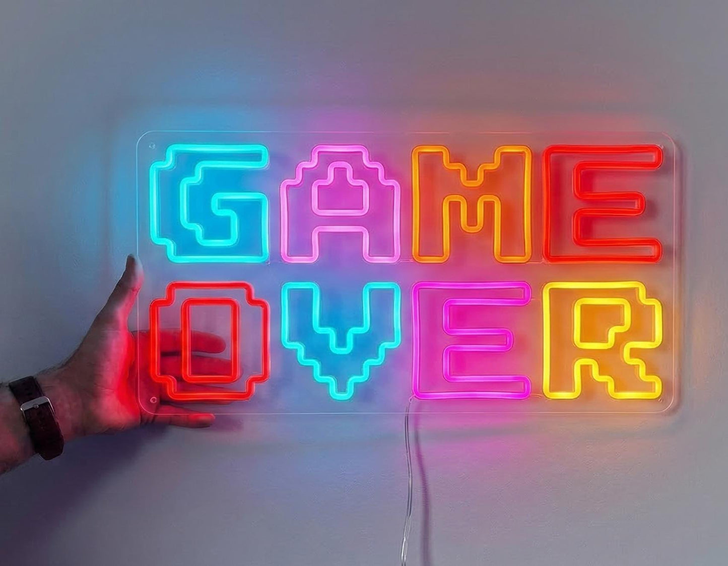 Custom Gaming Neon Sign, LED Wall Decor for Game Room, Personalized Gamer Gift, Neon Lights for Bedroom, PlayStation Controller Wall Art