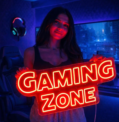Custom Gaming Neon Sign, LED Wall Decor for Game Room, Personalized Gamer Gift, Neon Lights for Bedroom, PlayStation Controller Wall Art