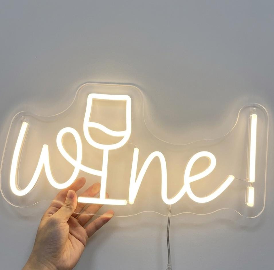 Custom Bar Neon Sign | LED Cocktail Drink Light for Home Bar Wall Decor | Personalized Wine Party Sign | Man Cave Decor, Beer & Spirit Signs