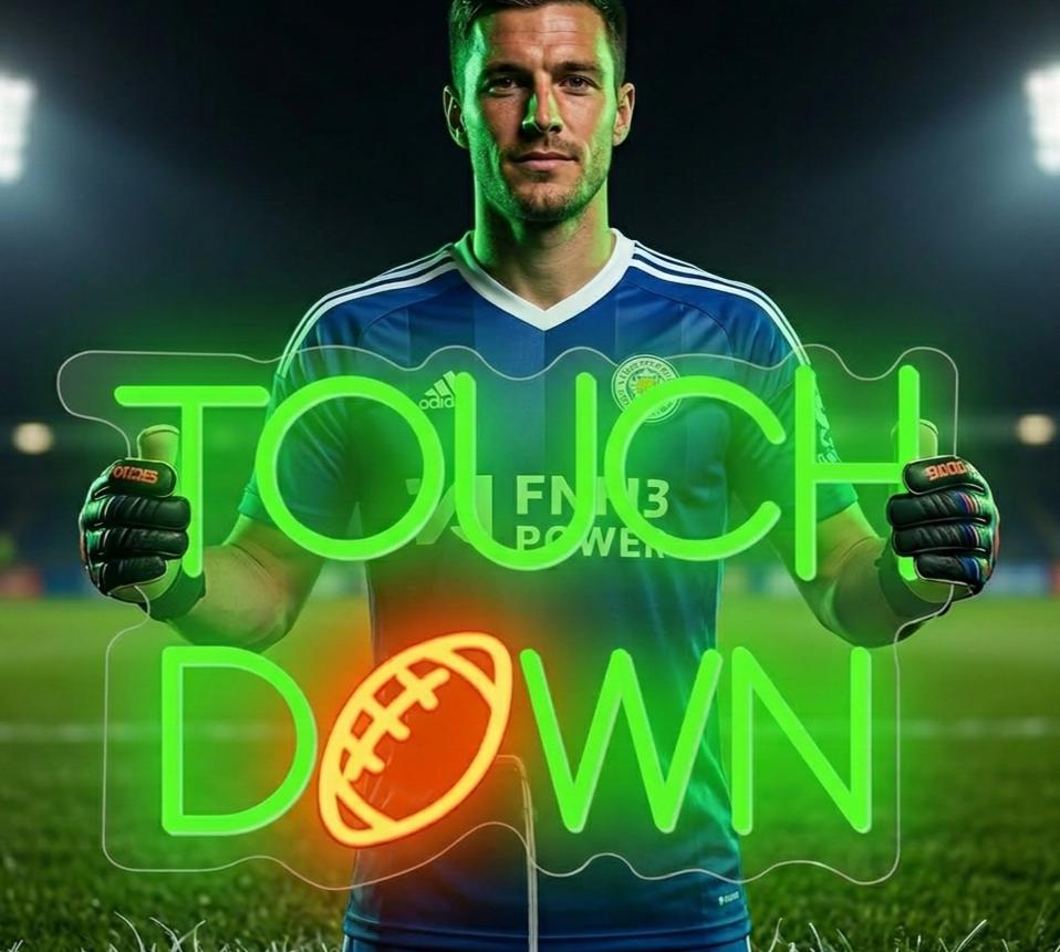 Custom Football Neon Sign | Personalized Soccer Player LED Light | Boys Room Wall Decor | Soccer Gift for Kids | Sports Bar Name Neon Sign