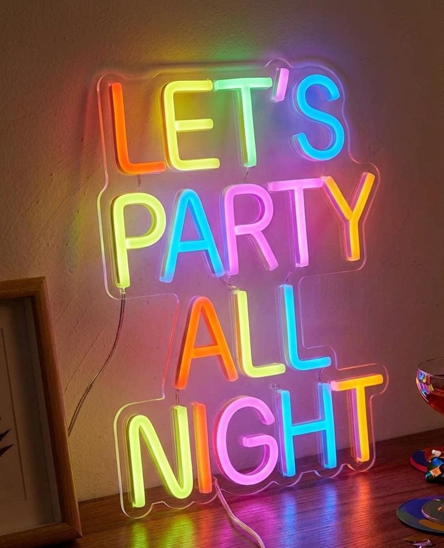 Custom Neon Sign: Personalized LED Neon Light Decor for Wedding, Home Bar, Bedroom & Events | Custom Name Sign, Party Decor, Wall Art Gifts