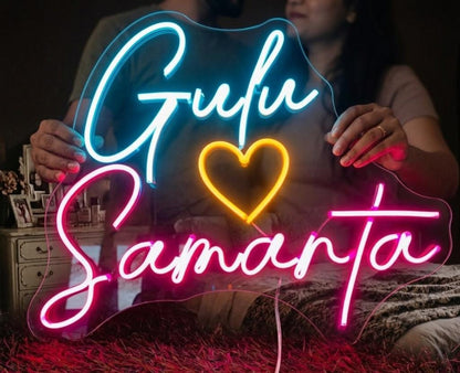 Custom Neon Sign for Bedroom Decor | Personalized Led Name Sign Wall Decor | Anniversary Gifts for Couples | Wedding Sign | Romantic Gift